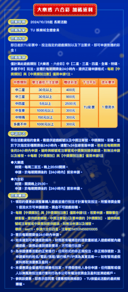 3a彩票館優惠介紹